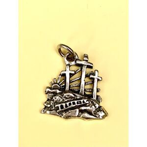 .925 Crosses Sterling Silver Jewelry Charm #Easter #faith #cross